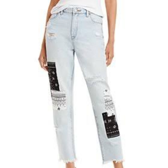 Blank NYC Madison Crop Patchwork Jeans - Picture 2 of 16